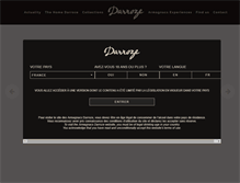 Tablet Screenshot of darroze-armagnacs.com